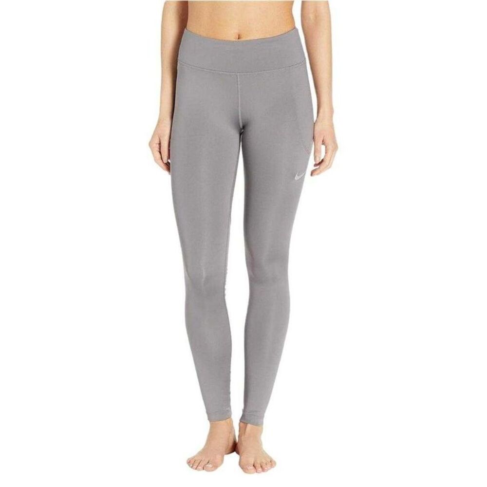 Nike Womens/Ladies One Polyester Blend Stretch Sports Leggings / Gray